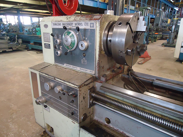 30" x 33' (396") MAZAK ... LATHE 4-1/4" SPINDLE HOLE